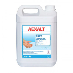 Aexalt Bidon de 5 L Crème nacrée douce pour le lavage des mains NAEX Kobleo