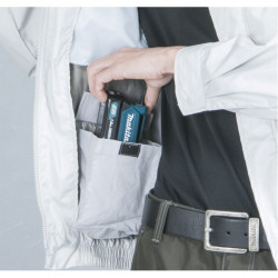 Makita Blouson ventilé 14,4 / 18 V Li-Ion sans batterie ni chargeur DFJ201ZM Kobleo Makita Blouson ventilé 14,4 / 18 V Li-Ion sans batterie ni chargeur DFJ201ZM Kobleo