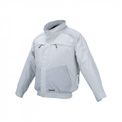 Makita Blouson chauffant 18 V Li-Ion sans batterie ni chargeur taille M Blanc Kobleo