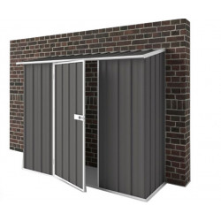 EasyShed Abri métal EW-S2308-SG 1,70m2 2,25x0,75x1,95m gris ardoise EasyShed Kobleo EasyShed Abri métal EW-S2308-SG 1,70m2 2,25x0,75x1,95m gris ardoise EasyShed Kobleo