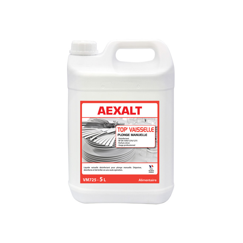 Aexalt Bidon 5 L liquideVaisselle désinfectant bactéricide lévuricide puissan Kobleo
