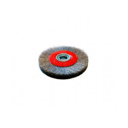 Sidamo Brosse Circulaire D250x20x25.4 Fils Ondules Inox Kobleo