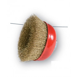 Sidamo Brosse Coupe Alesage M14 D.125fil Ondule Acier Laitonne Kobleo
