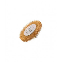 Sidamo Brosse Circulaire Sur Tige 6mm D.100fil Ondule Acier Laitonne Kobleo