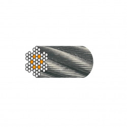 Levac Câble horlogerie 1031DGA180 D4mm galvanisé ame textile Levac Kobleo