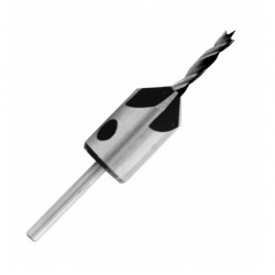 Leman Foret helicoidale avec fraisoir D4 bois Leman Kobleo