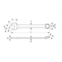 Irimo Clé mixte 9 mm 37524 Irimo Kobleo