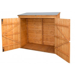 Rowlinson Abri vélos adossable en bois 1,50m2 Rowlinson Kobleo Rowlinson Abri vélos adossable en bois 1,50m2 Rowlinson Kobleo