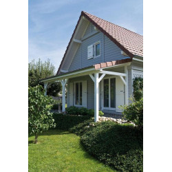 Jardipolys Auvent en bois 1 pan 15 m2 SHERWOOD Kobleo Jardipolys Auvent en bois 1 pan 15 m2 SHERWOOD Kobleo