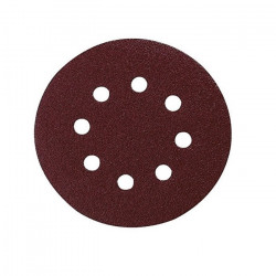 Makita Disque abrasif 125 mm et 8 trous Grain : 120  Makita Kobleo