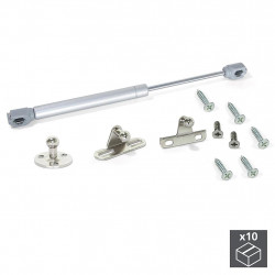 Emuca 10 Pistons portes relevables force 5 kg parcours 80mm fixation Gris mé Emuca Kobleo