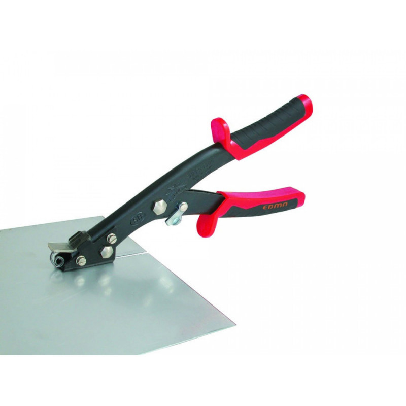 Edma Supercoup NR.1 – Cesoie Per Lamiera Con Taglio Trucioli Integrato, Per Acciaio Inox, Alluminio E PVC