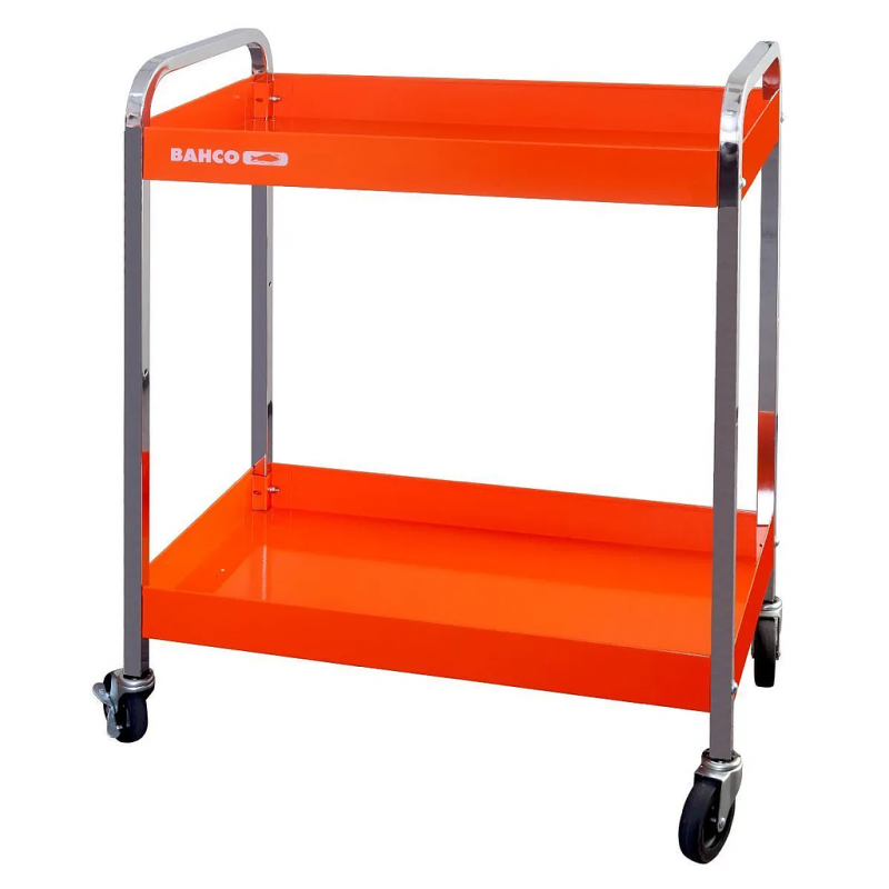 Bahco Chariot en aluminium à deux plateaux orange 759 x 432 x 1025 mm 1470KC Kobleo