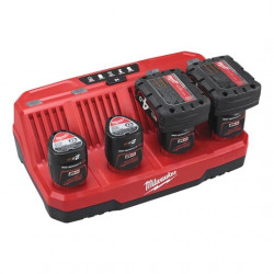 Milwaukee Chargeur M12 4 batteries 12V 2/3/4/6 Ah M12 C4 Milwaukee Kobleo Milwaukee Chargeur M12 4 batteries 12V 2/3/4/6 Ah M12 C4 Milwaukee Kobleo