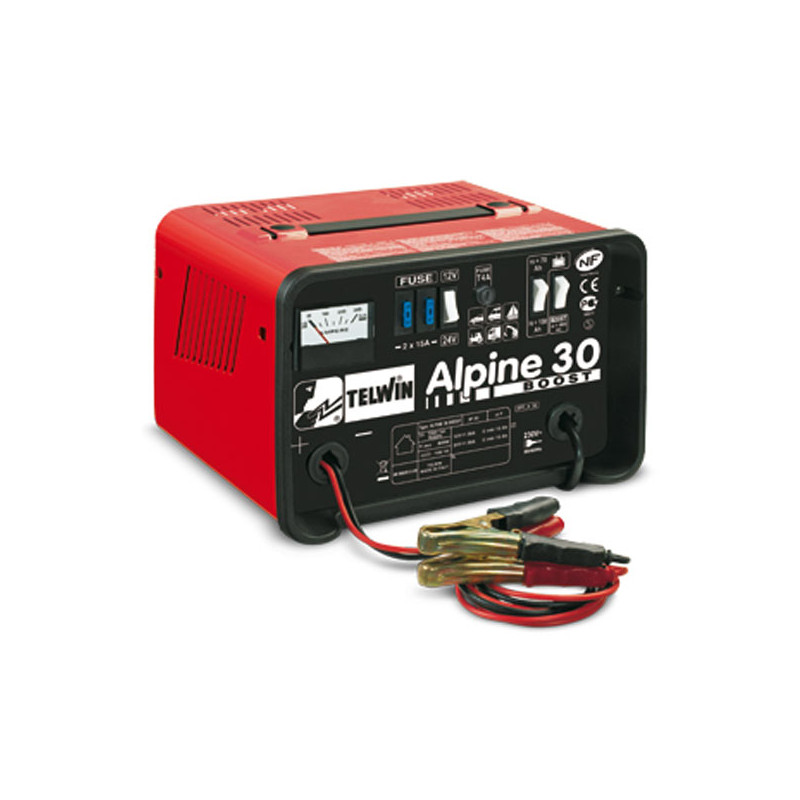 Telwin Chargeur de batterie auto 230V 12-24V Alpine 30 Boost Kobleo