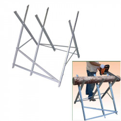 Ribiland Chevalet à bûches pliable PRICPB Kobleo