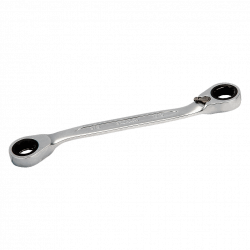 Bahco Clé polygonale cliquet tête coudée chromée 5/8-11/16 in 1321RZ-5/8-11/ Bahco Kobleo