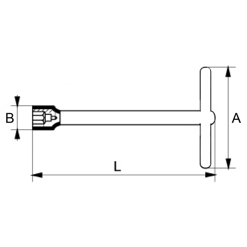 Bahco Clé à douille poignée en T isolée 22 mm 28MV-22 Bahco Kobleo Bahco Clé à douille poignée en T isolée 22 mm 28MV-22 Bahco Kobleo
