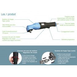 Lacme Clé à chocs d'angle à air comprimé 1/2 244Nm Kobleo