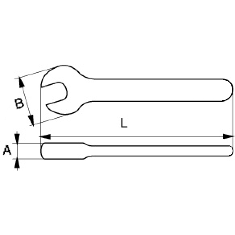 Bahco Clé à fourche isolée 21 mm 6MV-21 Bahco Kobleo Bahco Clé à fourche isolée 21 mm 6MV-21 Bahco Kobleo