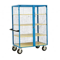 Stockman Armoire grillagée à roulettes 3 étagères charge maxi. 300 Kg WG30/4 Stockman Kobleo