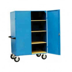 Stockman Armoire métallique à roulettes 3 étagères charge maxi. 300 Kg WM30/4 Stockman Kobleo