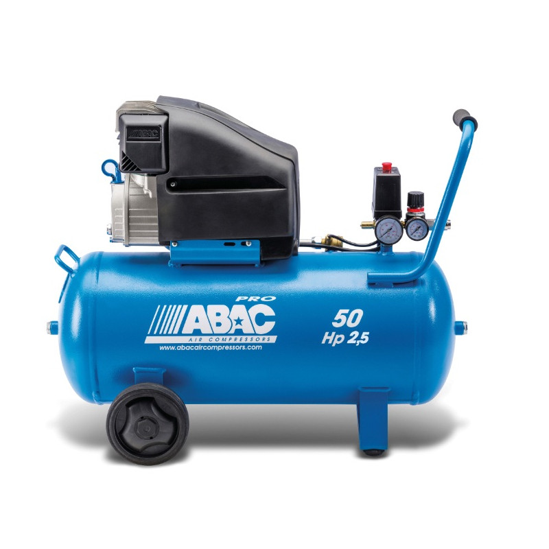 ABAC Compresseur piston lubrifié 25CV 230V Mono 10 bar 50L Direct PRO MONTE Kobleo