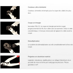 Felco Coupe Câbles acier L:56 cm D: 8 mm C108 Felco Kobleo