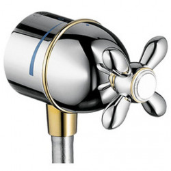 AXOR Coude avec robinet d'arret intégré M 1/2 Fixfit Stop poignée croisill Kobleo