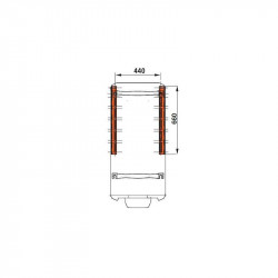 Atlantic Console de fixation universelle 200809 Atlantic Kobleo