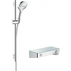 Hansgrohe Combi douche Raindance Select E 120 3 jets barre 65cm/ShowerTablet Sel Kobleo