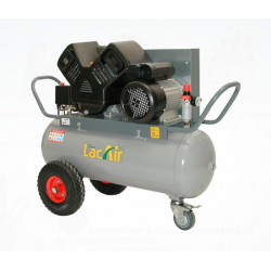 Lacme Compresseur à courroie 4CV Monophasé 20m3/h 50L TwinAir 20/50 M Kobleo