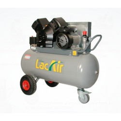 Lacme Compresseur courroie turboVentilation 4CV Monophasé 23m3/h 100L TwinAi Kobleo