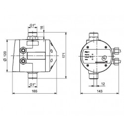 Grundfos Controleur Pression 10 bar PM1 Grundfos Kobleo