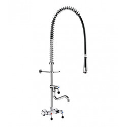 Delabie Combiné prélavage mural complet avec robinet puisage M1/2 laiton chro Kobleo