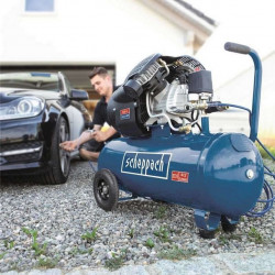 Scheppach Compresseur d'air 2 cylindres 100 L 10 bars HC120DC Kobleo