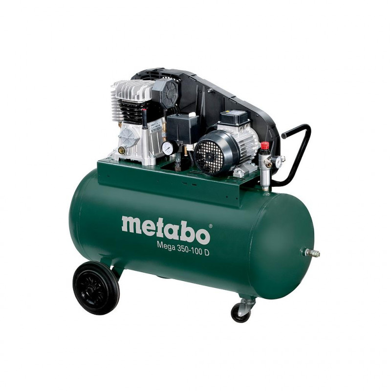 Metabo Compresseur 90L 2.2 kW 10 bar Mega 350-100 D Kobleo