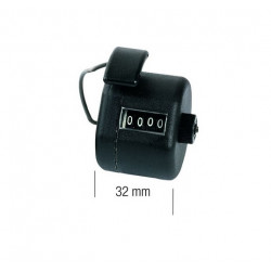 Metrica Compteur manuel de poche 65043 4 chiffres 9999 Metrica Kobleo