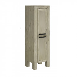 Allibert Colonne à poser 50 cm 2 portes en acacia massif CHELSEA Kobleo