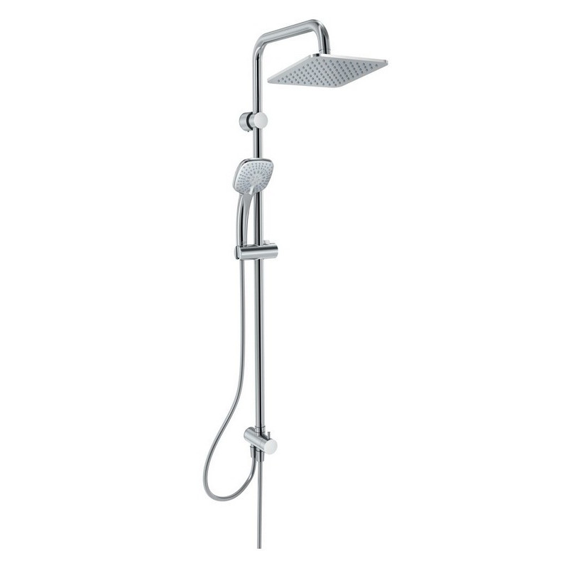 Ideal standard Colonne douche pomme tête orientable douchette chromé spéciale rénovat Kobleo