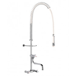 Delabie Combiné prélavage mural mélangeur mural F3/4 bec télescopique orienta Kobleo