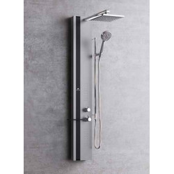 Novellini Colonne douche standard aluminium thermostatique 22x575xH150 cm silver Kobleo