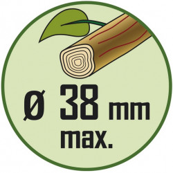 Ribiland Coupe-branche à crémaillère et enclume démultipliée 75cm 38mm max PRCB Kobleo