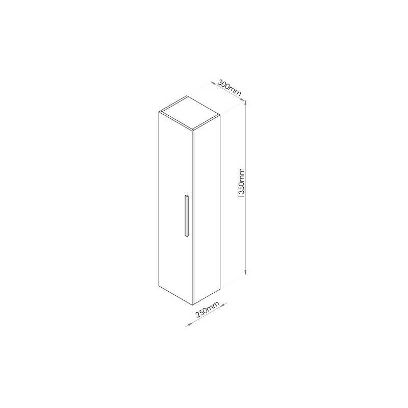 Ondée Colonne à suspendre 30x135x25cm blanc PALLAS Ondée Kobleo Ondée Colonne à suspendre 30x135x25cm blanc PALLAS Ondée Kobleo