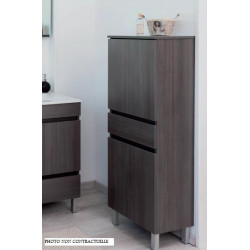 Ondée Colonne salle de bain crème zermatt à poser Haut 130cm livré monté SOF Kobleo