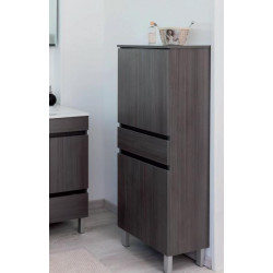 Ondée Colonne salle de bain gris foncé chamonix à poser Haut 130cm livré mon Kobleo