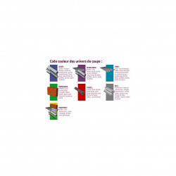 Sidamo Lot de 10 disques à ébarber Pro Grind acier inox D76x4,8x10 Sidamo Kobleo