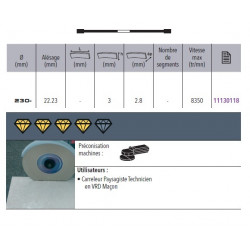 Sidamo Disque Diamant Surf N' Cut D. 230 X 22,23 X H 3 Sidamo Kobleo