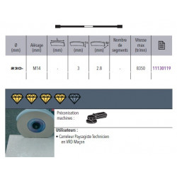 Sidamo Disque Diamant Surf N' Cut D. 230 X M14 X H 3 Sidamo Kobleo