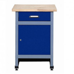 Kupper Desserte 1 porte et 1 tiroir bleu marine Kupper Kobleo